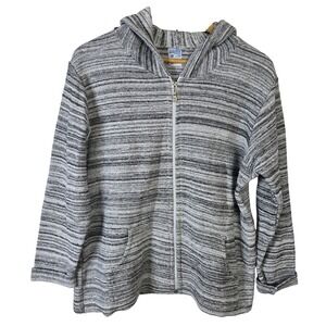 Olympic Grigoropoulos Gregory Mens M Cotton Striped Zip Hoodie Made in Greece